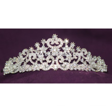 Gute Qualität Mini Discount Mode Custom Hochzeit Tiara glänzend Kristall Braut Krone